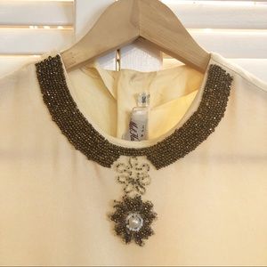 Vintage Beaded Blouse